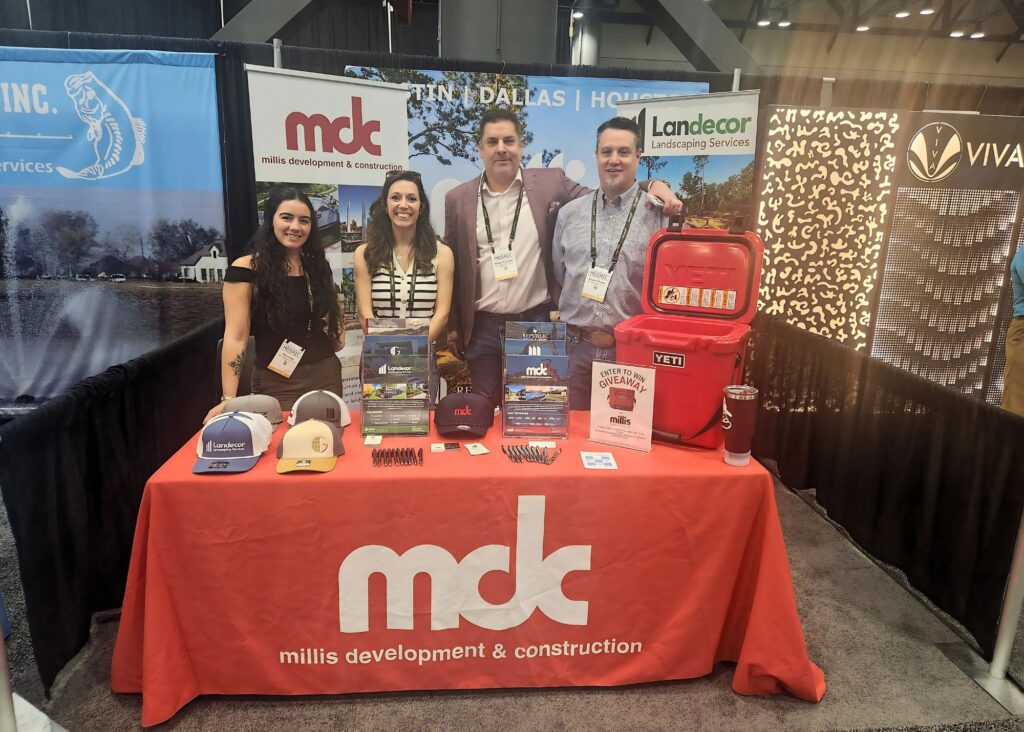 Millis team exhibiting at the 2025 Texas ASLA Annual Conference